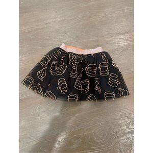 Pumpkin tulle tutu skirt - 4/5 xs-Halloween - black/orange - cat & jack